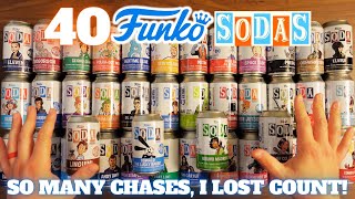 40 FUNKO SODAS | SO MANY CHASES, I LOST COUNT! | Funko Soda Chase Roulette | Rippin' Randoms