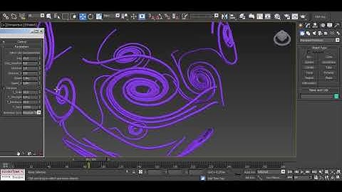 Particle Flow-R&D Swirl-3ds Max