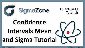 Confidence Intervals Mean and Sigma in Quantum XL