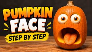 Funny Pumpkin Face Carving 🎃 | Step-by-Step Tutorial