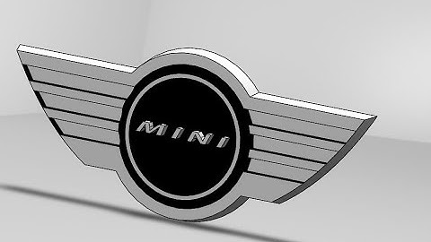 Draw Mini cooper Logo with Solidworks "17"