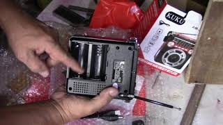 Unboxing $8.00 Rechargeable Kuku Radio 299