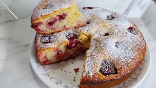 كيكة الفراولة بأسهل طريقة و اطيب طعم - Strawberry Cake!