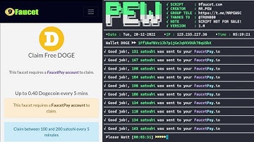 Script 9faucet Auto Bypass Captcha Solvemedia + Withdraw DOGE To FaucetPay | By MR.PEW