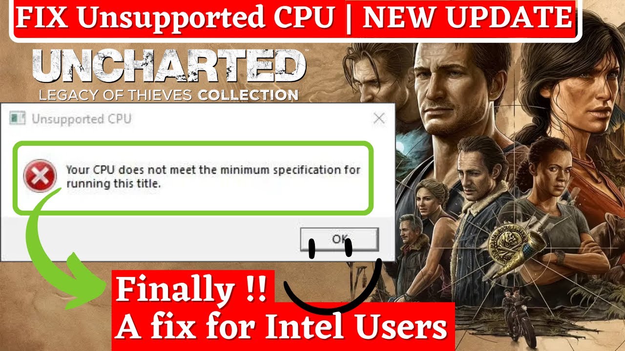 UNCHARTED PC: PATCH v1.1 NOTES: RAW MOUSE INPUT,AVX SUPPORT? PERFORMANCE  OPTIMIZATIONS! 