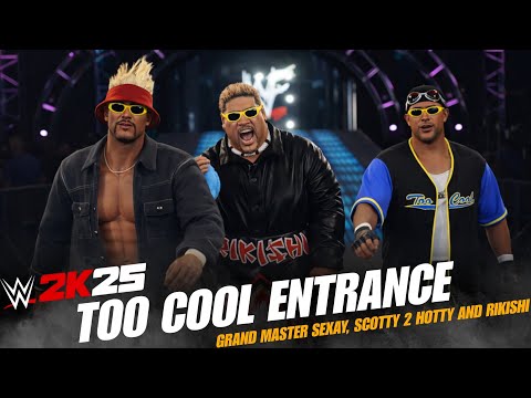 WWE2K25 Too Cool Epic Entrance w/ Grand Master Sexay, Scotty 2 Hotty and Rikishi !