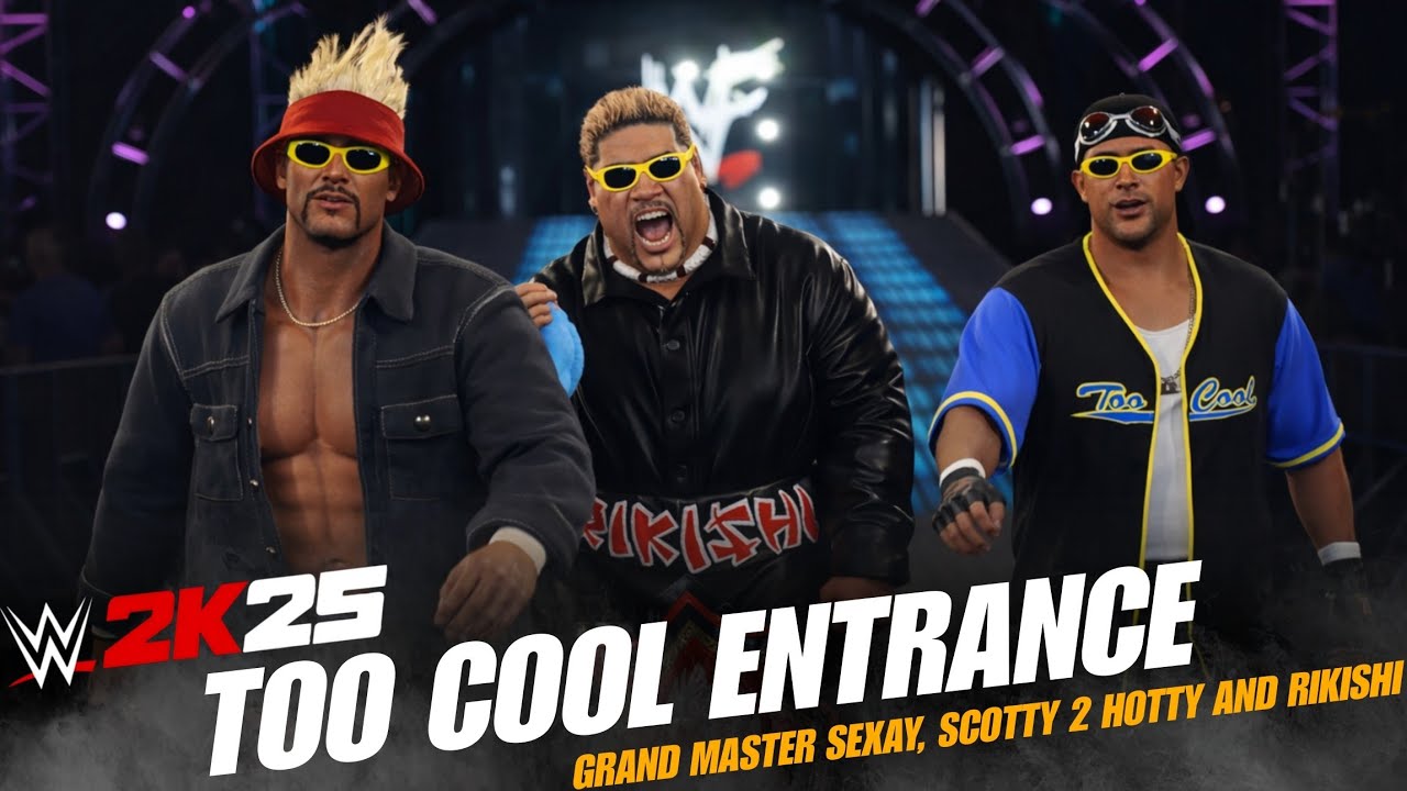 WWE2K25 Too Cool Epic Entrance w/ Grand Master Sexay, Scotty 2 Hotty and Rikishi !