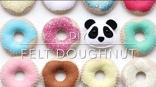 DIY Felt Doughnut Tutorial