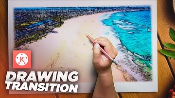 How to create own custom transition in kinemaster | Drawing transition