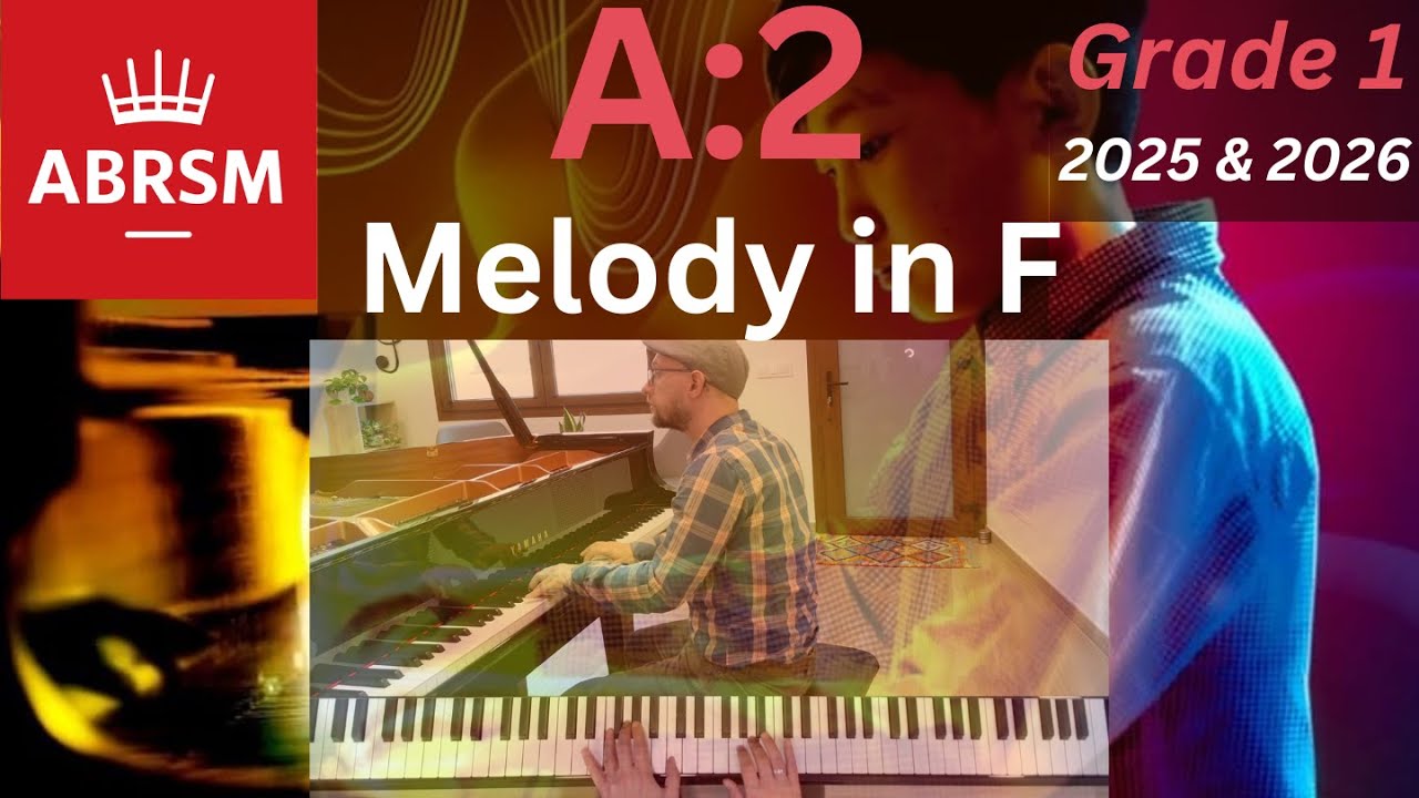 Köhler: Melody in F, Op. 190 No. 27 | A2 from ABRSM Grade 1 Piano Pieces 2025 & 2026