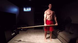 Core Training for the Real World| Uneven Loaded Dowel Deadlift Isometrics (Offset Load)