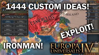 Most Broken Exploit In EU4 Patch 1.29 - How To Transpose Ideas Onto Existing Nations