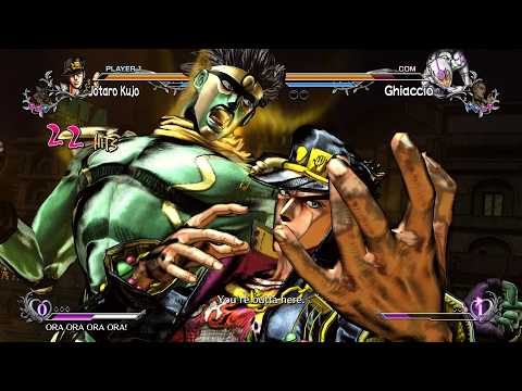 Jotaro Kujo vs Ghiaccio (Hardest AI) JoJos Bizarre Adventure All Star Battle R