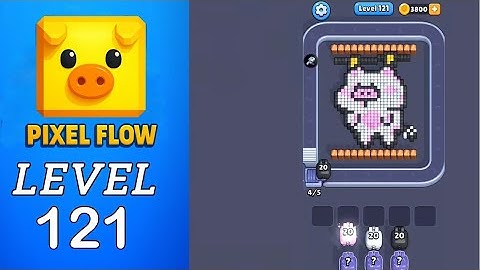 Pixel Flow Level 121 Walkthrough
