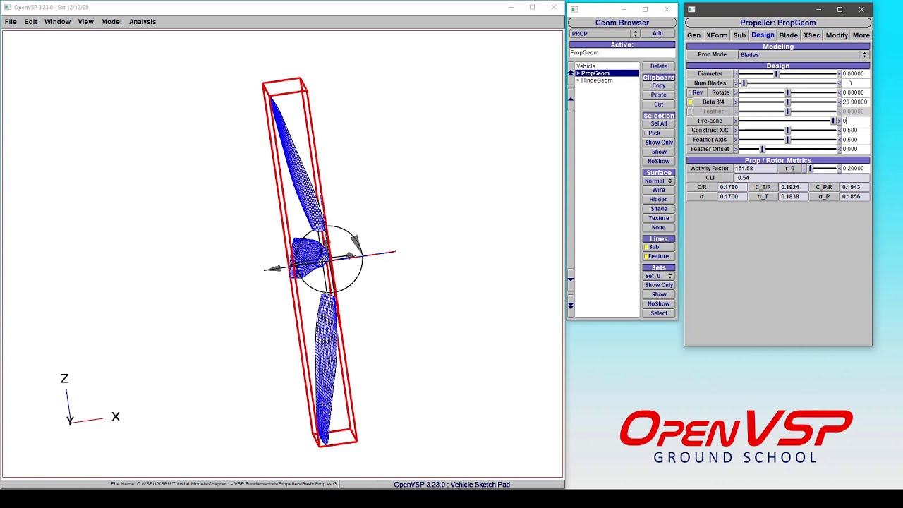 Propeller Design Parms Part B