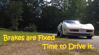 81 Corvette Brake Bleed and Joy Ride for Chinese Food