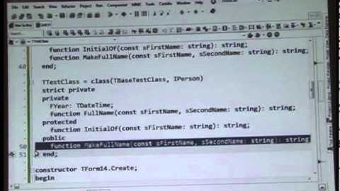 ITDevCon 2011 - Primož Gabrijelčič - Refactoring in (and out of) Delphi - Parte 3