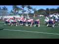 Team USA Practicing Run Plays