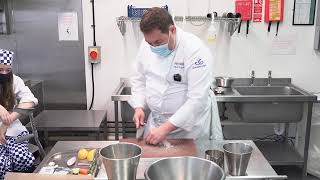 Paul Dayman sets the Skills Test at the Inspiring Culinary Generations 2020-21 Competition