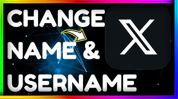 How to Change Name and @ Username on X Twitter
