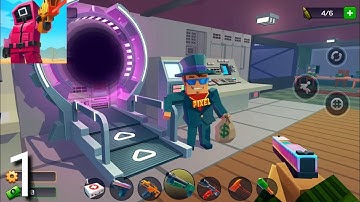 Pixel combat: Zombies Strike-Gamplay walkthrough part 1 (iOS, Android)