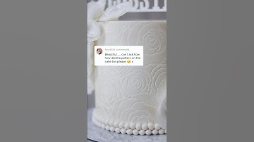 Hoe je een botercrèmetaart kunt sjabloneren - Snelle tutorial voor het decoreren van taarten 🎂