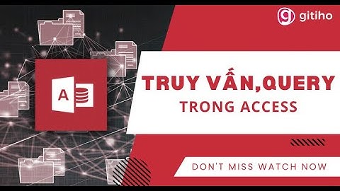 MS Access Truy vấn, Query trong Access