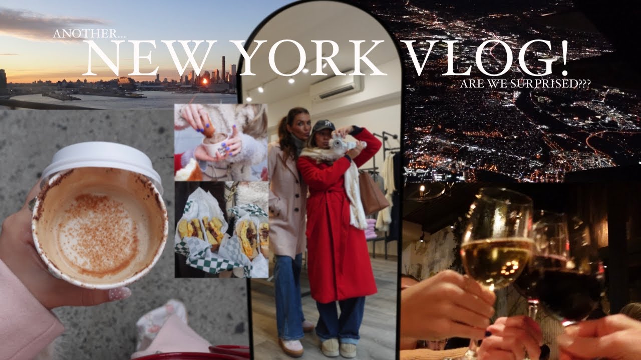 BACK IN NEW YORK!💋🥯☕️🚕🍸*(polo bar, coffee, more coffee, and shopping!!)*