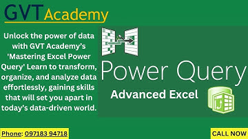 Master Advanced Excel Skills | GVT Academy | Boost Your Career with Data Power!