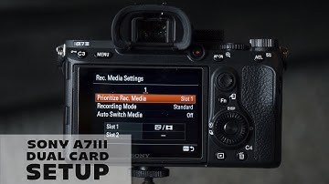 How To Use Dual SD Cards On Your Sony A7III