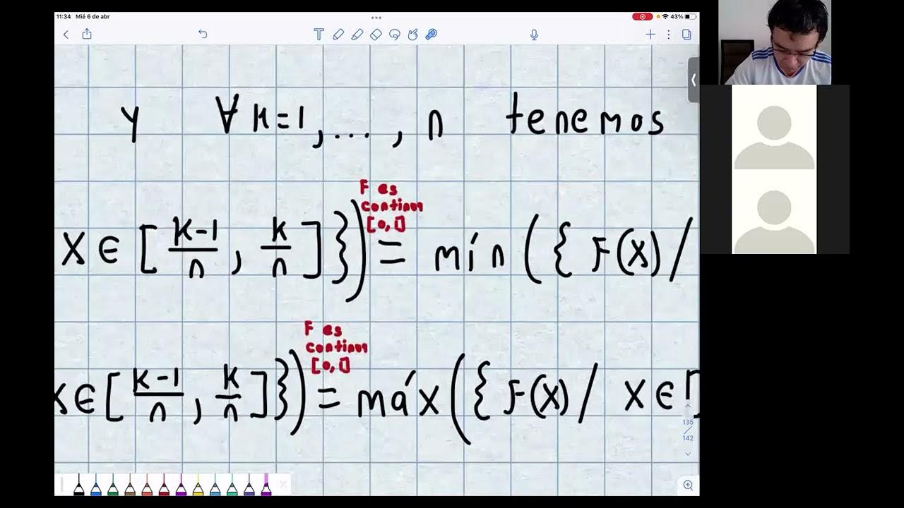 Más ejemplos de funciones integrables YouTube
