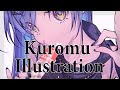 【お絵描き雑談】ぶいすぽ所属夜乃くろむちゃんを描きます【Live drawing】