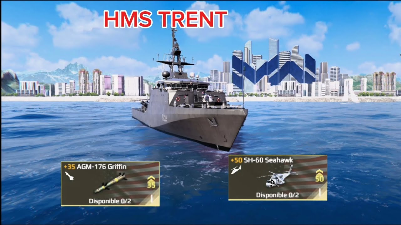 DAY 6 - HMS TRENT - GOOD SHIP FOR SPAMMING MISSILES