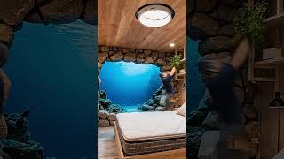 From basic container… to underwater luxury escape 🌊 #ocean #dreamhouse #underwater #aivideo