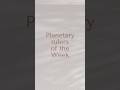 planetary rulers of the week