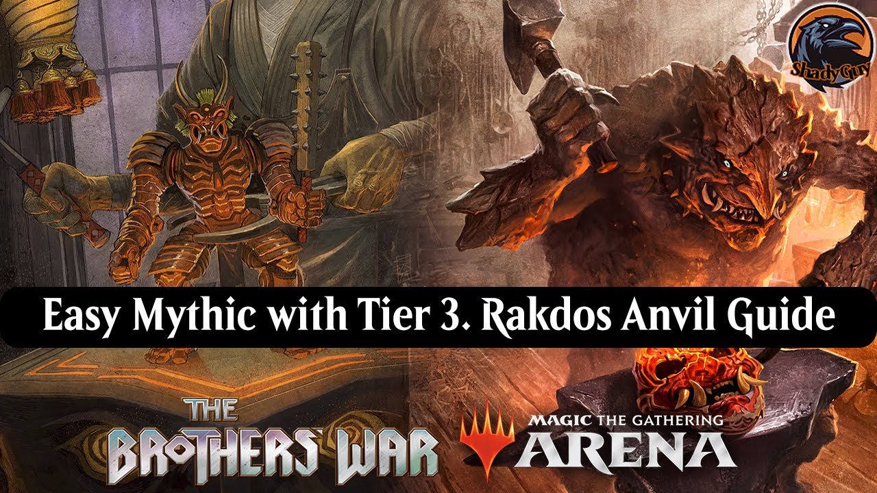 Гайд на колоду Rakdos Anvil The Brothers War Standart BO1. Magic the Gathering Arena.