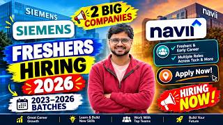 Siemens और Navii 2026 में भर्तियाँ 🚀 | फ्रेशर्स जॉब्स | 2023–2026 बैच | अभी आवेदन करें! screenshot 5