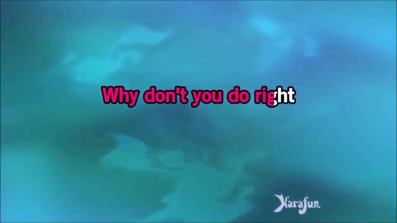 BEST KARAOKE Why Don't You Do Right Jessica Rabbit Amy Irving