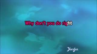 BEST KARAOKE - Why Don't You Do Right - Jessica Rabbit - Amy Irving