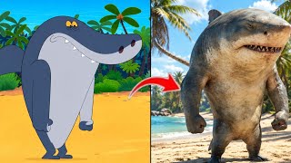 🦈 Zig and Sharko Characters In Real Life 😱 | AI Realistic Look
