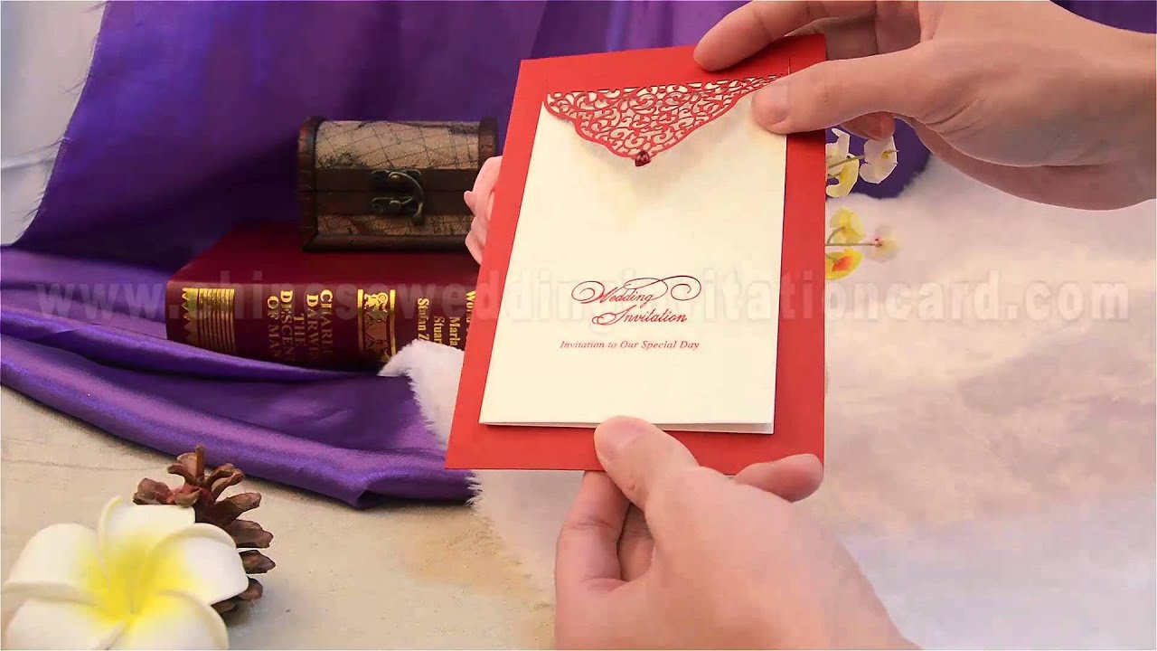 novel style unique design red wedding invitation card youtube maxresdefault novel style unique design red wedding invitation card youtube,The Invitation A Novel