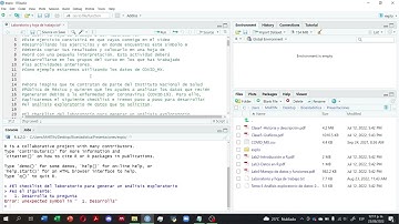 Análisis exploratorio de datos con RStudio