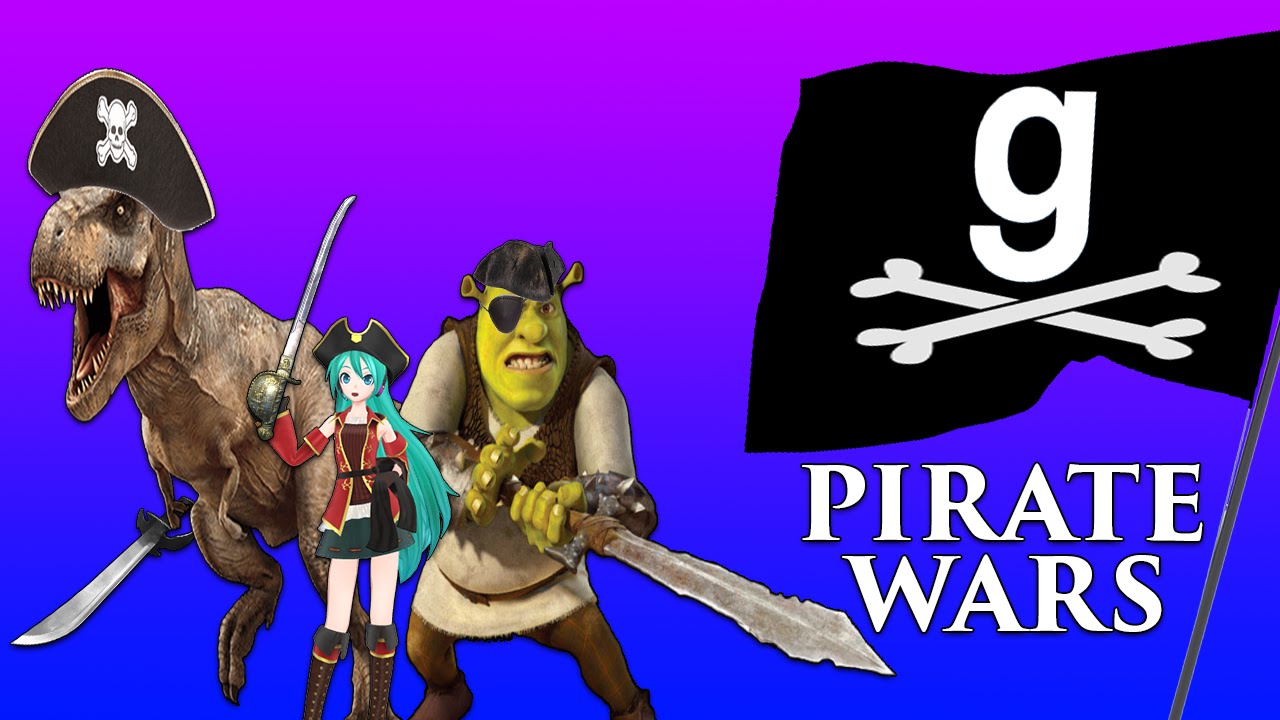 Gmod Pirate Ship Wars - The Greatest Pirates Ever! (Garry's Mod)