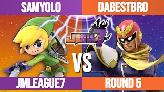 SamYOLO (Toon Link) vs DaBestBro (Captain Falcon) - JMLeague7 Round 5