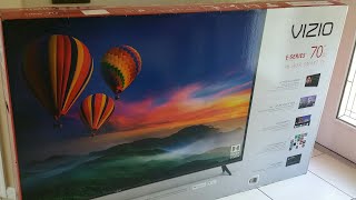 Live 70 Inch Vizio Unboxing 70 Inch Vizio Smart Tv