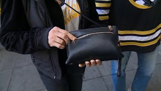 'It's too big'; Bruins fans surprised by new bag policy