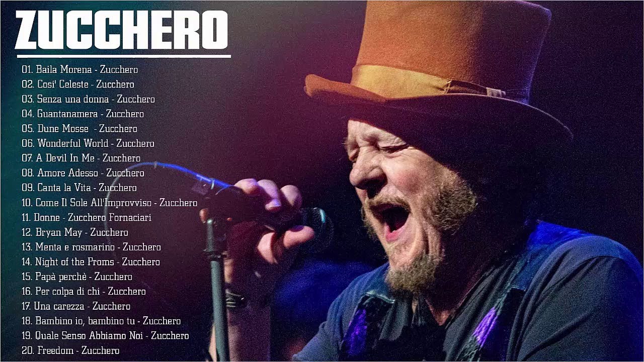100 migliori canzoni di Zucchero - Zucchero canzoni nuove 2020 - zucchero canciones - YouTube