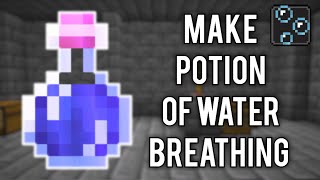 How To Make A Water Breathing Potion Minecraft Bedrockpejava