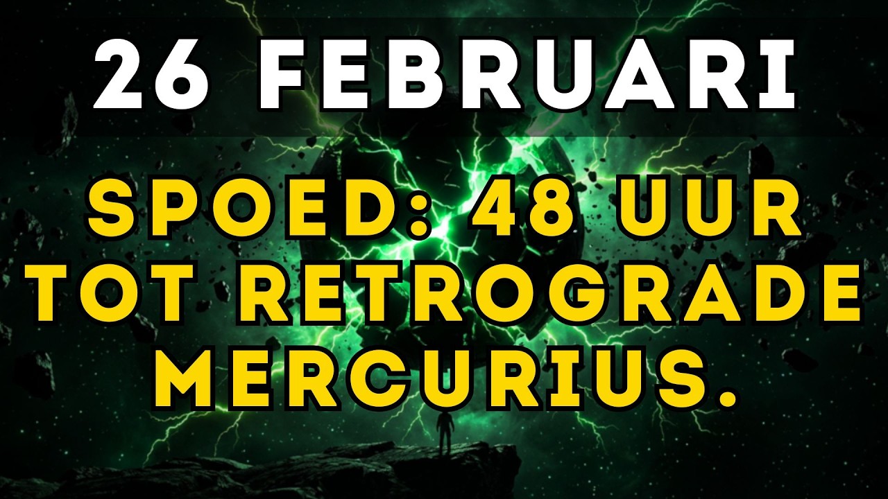 SPOED: Als je DIT doet in de komende 48 uur... De waarheid over Mercurius Retrograde.