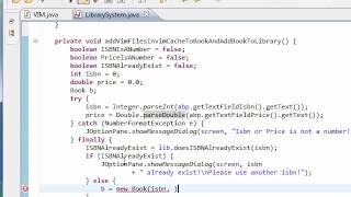Java: Extended Simple Library System With GUI (Part 30)
